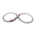 thumbnail image 2 of Juego de tren eléctrico con luces y sonidos, decoraciones para árboles de Navidad, juguete para niños, juego de vías de tren para niños pequeños de Macarena Tren electrico, 2 of 8