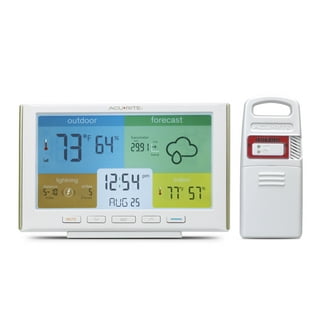 AcuRite Temperature and Humidity Weather Station with 3 Sensors 02082M -  The Home Depot