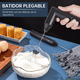 thumbnail image 4 of Batidor Eléctrico De Globo Para Leche Y Café, 3 Velocidades Negro Malubero  Batidor Eléctrico, 4 of 5