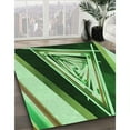 thumbnail image 3 of Ahgly Company Machine Washable Indoor Rectangle Transitional Deep Emerald Green Area Rugs, 2' x 5', 3 of 7