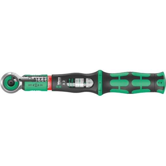 Wera 075801 Safe-Torque A 2 Torque Wrench, 1/4" Hex Drive, 2-12Nm