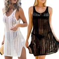 thumbnail image 3 of ENJOYW Robe de Plage Sexy pour Femmes en Tricot Transparent Anti-Uv, 3 of 7