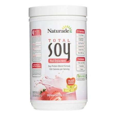 Naturade Total Soy Meal Replacement Mix, Strawberry Cr?me, 17.88