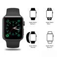 thumbnail image 2 of Silicone Sport Replacement Watch Band for 42/44mm Apple Watch Series 1-4 (16-Colors), 2 of 6