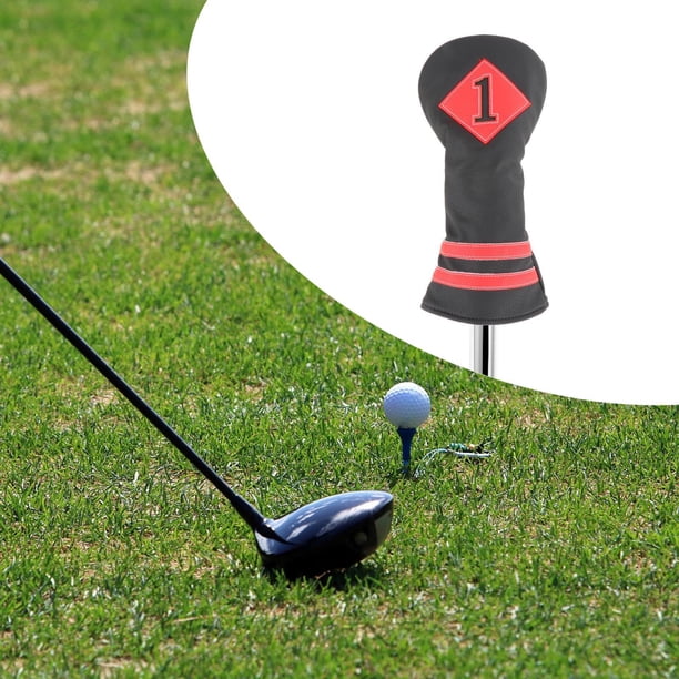 para cabezas para golf para Driver Woods para cabezas de material cuero para primera , diseñadas para adaptarse a s maderas y 1 DYNWAVEMX Funda para palos de golf