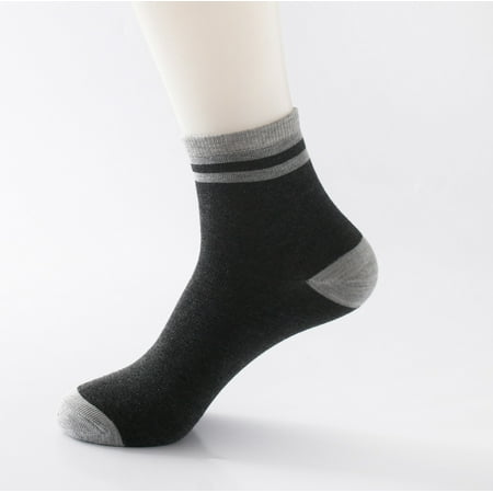 

Keep Your Toes Toasty HIMIWAY All-Season Sock Options 1Pair Mens Non Elastic Cotton Socks Comfort Soft Grip Diabetic Gray One Size