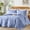Dusty Blue, variant on Flymme Quilts for Queen Bed,White Soft Lightweight Bedspreads 3 Pieces Boho Leaf Pattern Coverlets Set with 2 Pillow Shams for Sofa Loveseat Couch Recliner