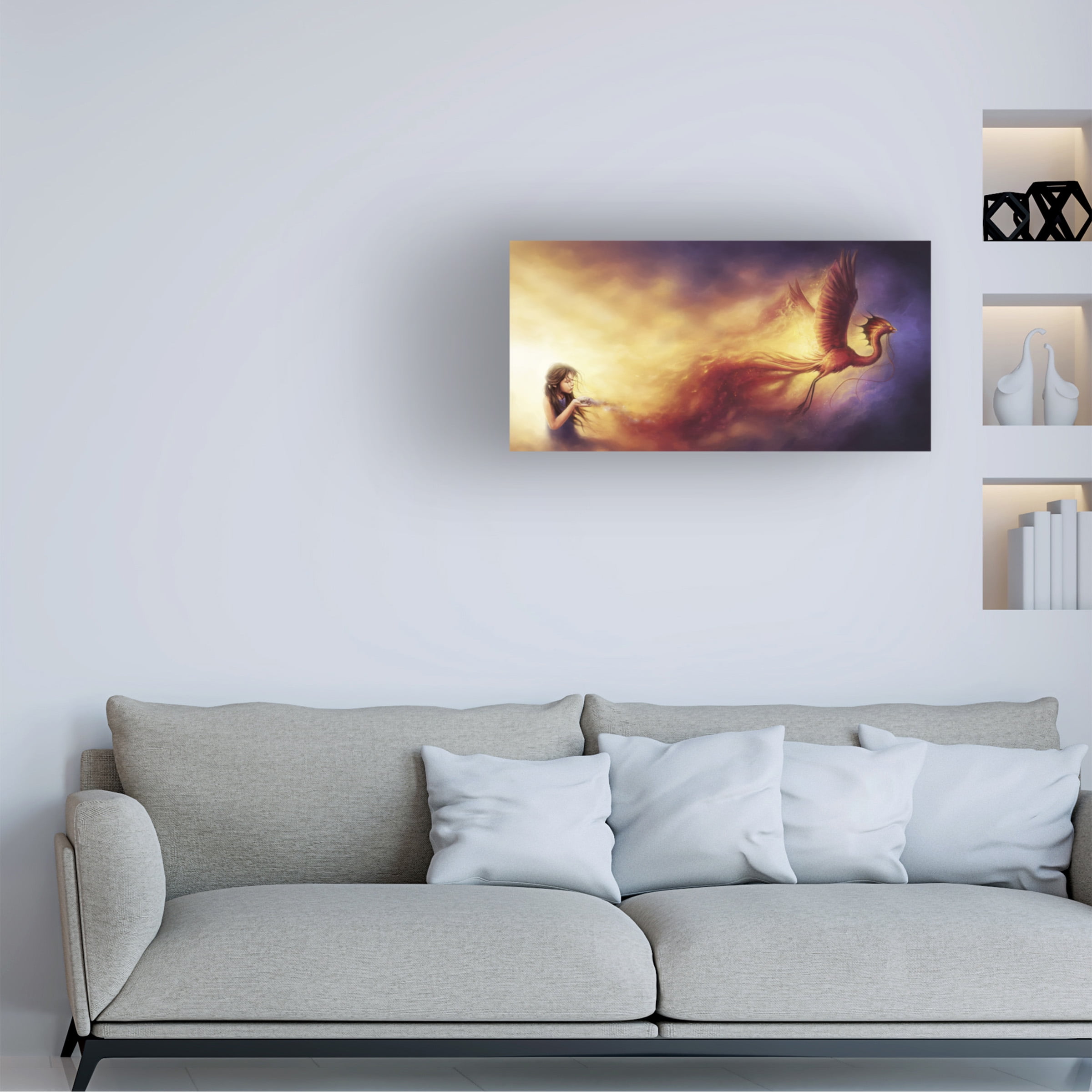 JoJoesArt 'Out of the Ashes' Canvas Art