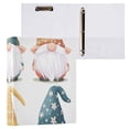 thumbnail image 3 of Gnomes 3 Ring Binders 1.5 inch Hardcover File Folders with Interior Pockets A4 Size Organizer for School Office Hospital, 3 of 8