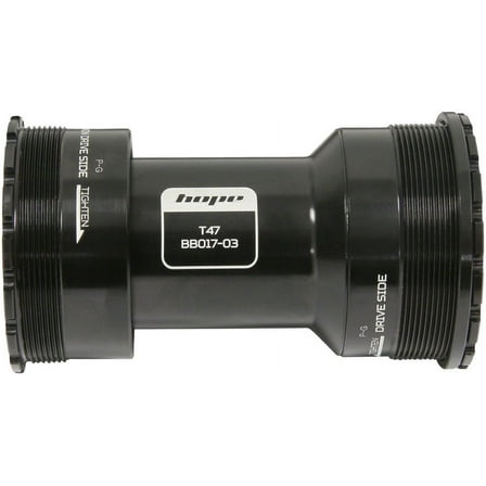 Hope T47 Bottom Bracket Bottom Bracket - 86/92mm, For 30mm Spindle, Stainless, Black