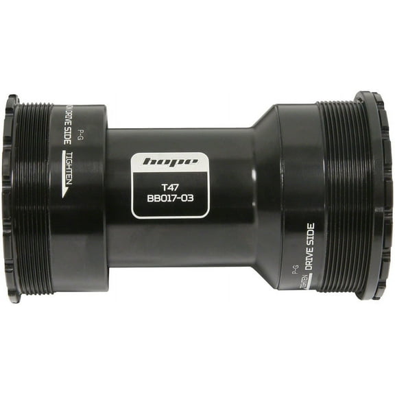 Hope T47 Bottom Bracket Bottom Bracket - 86/92mm, For 30mm Spindle, Stainless, Black