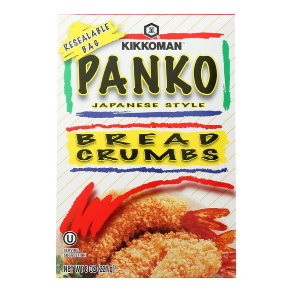 (12 Pack)Kikkoman Panko Crispy Bread Crumbs, 8 Oz