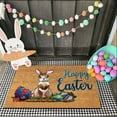 thumbnail image 4 of TIELUTT Funny Easter Bunny Door Mat Warm Welcome Mat Door Mat As A for Easter Home Easter Floor Fall Throws Blankets 100 Carpet Rug Large Living Room Rugs Couch Throw Carpet for Room, 4 of 5