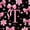Pink Black T, variant on Erosebridal Pink Bows Girls 7-Piece Twin Bedding Sets,Letter R Monogrammed Bedding Comforter Set For Girls Kids,Reversible black