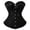 Black, variant on Women's Lace Up Corset Bustier Top Court Style Body Shaper Push Up Waist Trainer Beach Party Summer Fall Wear for Women Dark Purple L