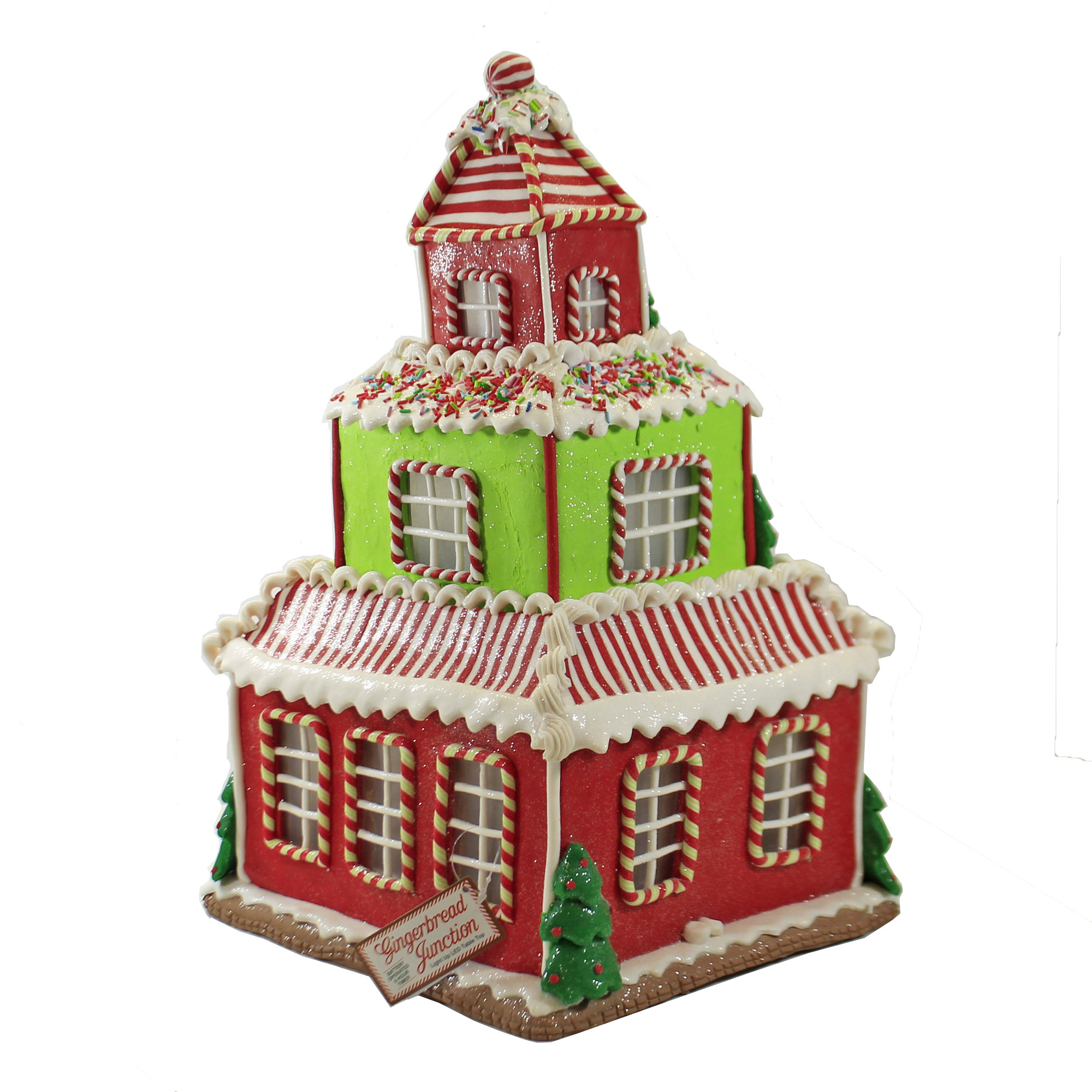 Kurt Adler 16.5-Inch Gingerbread House with LED Lights - Walmart.com