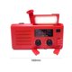 thumbnail image 4 of USB AM/FM Radios Banco de energía Solar Manivela Radio de cuerda de emergencia (Rojo EE. UU.), 4 of 6