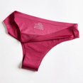 thumbnail image 1 of ZXYOUPING Tanga de seda para mujer ropa interior de seda sin costuras ropa interior Sexy lencería M-3XL talla extra interior sólida confortpangjing, 1 of 4
