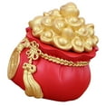 thumbnail image 2 of MLINS 3pcs Feng Shui Money Bag, Feng Shui Bag Money, Chinese Gold Pot, Chinese Fortune Figurines Feng Shui, Car Ornament, Lucky New Year Piggy Bank Jar, Feng Shui Money Bowl, 2 of 6