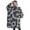 White and Black, variant on Oversized Wearable Blanket Hoodie,White and Black Of Leopard Print Sherpa Blanket Hoodie with Super Pockets,Super Warm Fuzzy Pullover for Women & Men