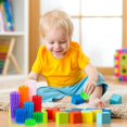 thumbnail image 4 of Gear Building Toy Set Gear Interlocking Building Blocks Plastic Construction Connect Gear for Boys Girls, 4 of 8