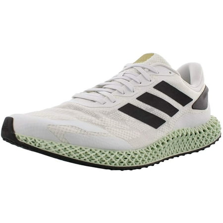 Adidas 4D Run 1.0 Running Shoes - Cloud White/Core Black/Gold Metallic - 10