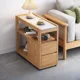 thumbnail image 2 of Gabinete lateral de sofá de madera maciza, losa de roca lateral, algunas con ruedas, pequeño apartamento nórdico, sala de estar, café pequeño móvil, 2 of 4