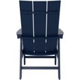 thumbnail image 4 of Shoreside Modern Curveback Adirondack Plastic Dining Chair, 4 of 9