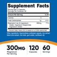 thumbnail image 2 of Nutricost Triple Magnesium Complex (300mg Magnesium, 120 Capsules) - Magnesium From Di-Magnesium Malate, Magnesium Bisglycinate, and Magnesium Citrate, 2 of 6