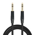 thumbnail image 3 of Yucurem 1/4 Inch Trs Cable 6.35mm Male To Male Stereo Jack Balanced Audio Path Cord (3M), 3 of 10