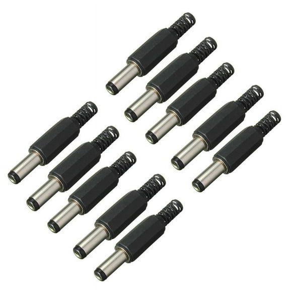 10PCS 5.5mm X 2.5mm Male DC Power Plug Socket Adapter Adaptor Connector