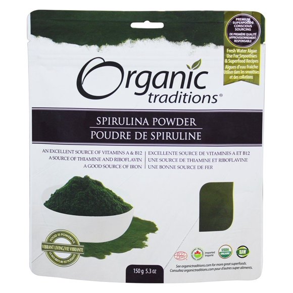 Organic Traditions - Spirulina Powder - 5.3 oz.