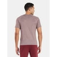 thumbnail image 3 of Athletic Works Men's and Big & Tall Men's Soft ButterCore Tee with Short Sleeves, Sizes S-5XL, 3 of 5