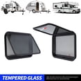 thumbnail image 4 of Replacement, Weather Resistant Aluminum Alloy Frame RV Exit Window Ribbed Sealing Polished  for Caravan Motorhome, 4 of 7