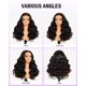 thumbnail image 5 of Wigs Megalook Hair, cabello humano de 20 pulgadas, ondulado, 230% de densidad, 5 of 7