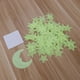 thumbnail image 2 of 101pcs Star Stickers 3D Glowing Moon and Star Stickers Decoration for Bedroom and Party(Light Yellow), 2 of 2