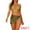 Green, variant on DARING DIVA Women's 3-Piece Bandeau Bikini Sets with Sarong Cover Ups M Red