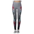 thumbnail image 4 of MKLEKYY Leggings deportivos para mujer con estampado navideño, leggings deportivos para ejercicio físico, pantalones de yoga 4269, 4 of 4