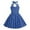 hwj# Blue435, variant on Huowey Girls Toddler Kids Summer Dresses Classic Polka Dot Print Halter Neck Lace Up Strap A-Line Ruffled Cute Bow Sleeveless Fashionable Casual Stylish Vintage Sundress,Blue,3-4 Years