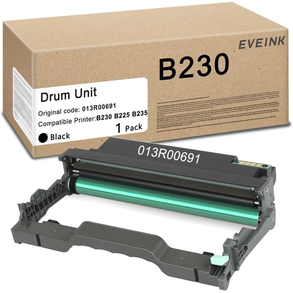 Compatible Drum Unit 013R00691 Replacement for Xerox B225 B230 B235 Printers (1-Pack, Black)