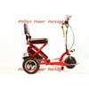 Enhance Mobility - Triaxe Sport Portable Folding Scooter - 3-Wheel - Red