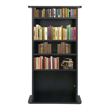 ZeloraGildanShelf Multimedia Storage Cabinet Organizer Movie Tower Stand Media Rack