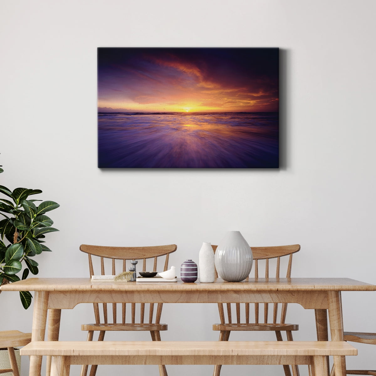 Wexford Home Regal Ocean Premium Gallery Wrapped Canvas, 8" x 12" - Ready to Hang