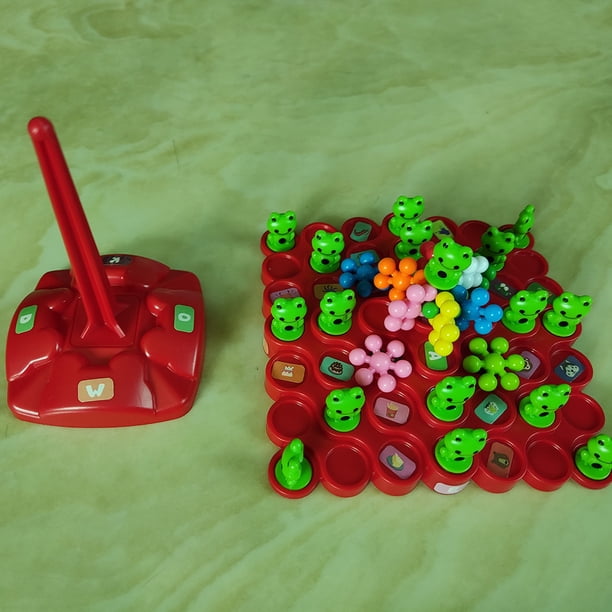 Juego de árbol de equilibrio de rana con 50 placas de castigo de ajedrez Base estable Diversión Juego de mesa educativo interactivo para padres e hijos Equilibrio de concentración Compra barata en