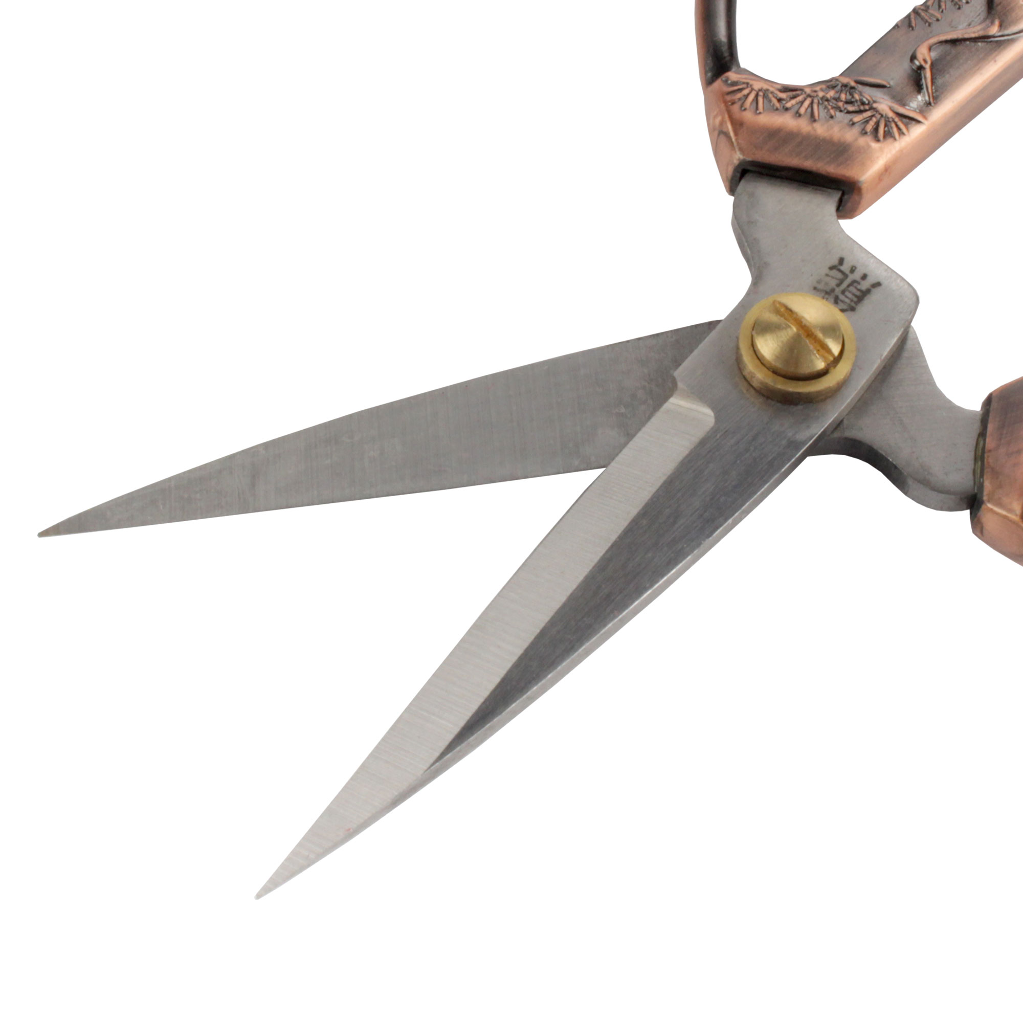 JubileeYarn Crane Motif Small Embroidery Craft Scissors - Copper - 1 Pair