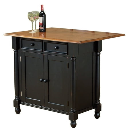Sunset Trading Drop Leaf Kitchen Island