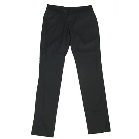 Armani Tuxedo - Emporio Armani Men's Silk Panel Hook and Bar Tuxedo Pants IT 54 Black
