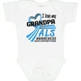 thumbnail image 3 of Inktastic I Love My Grandpa ALS Awareness Support, Care, Cure Boys or Girls Baby Bodysuit, 3 of 5