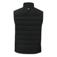 thumbnail image 3 of Men's Cutter & Buck Black Texas Longhorns Evoke Hybrid Eco Softshell Recycled Full-Zip Vest, 3 of 3