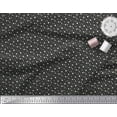 thumbnail image 3 of Soimoi Black Cotton Duck Fabric Line & Circle Geometric Fabric Prints By Yard 42 Inch Wide, 3 of 3